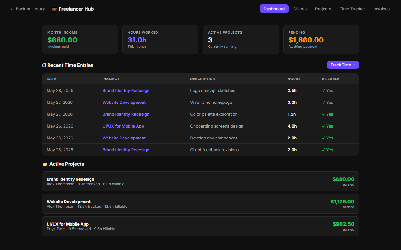Freelancer Hub